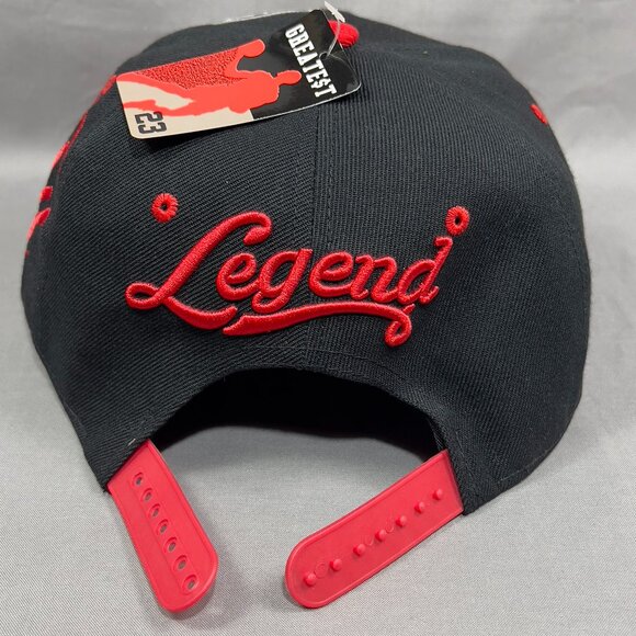Michael Jordan 23 Fly Snapback Hat Cap Chicago Bulls Red Legend Streetwear Mens - Picture 14 of 14